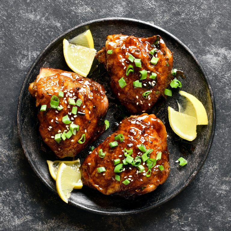 Air Fryer Chicken Thighs with Asian Glaze Best Air Fryer Recipe
