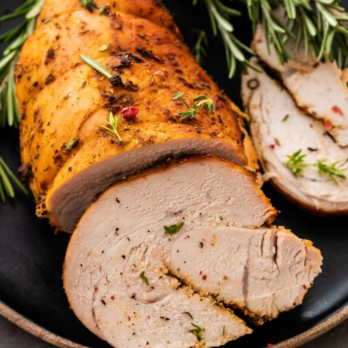 Convection Oven HerbRoasted Turkey Breast Easy Recipes