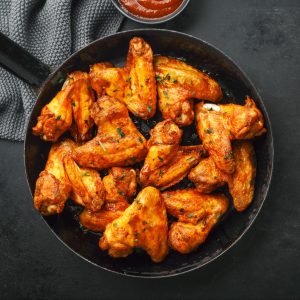 Convection Oven Dry Rub Chicken Wings