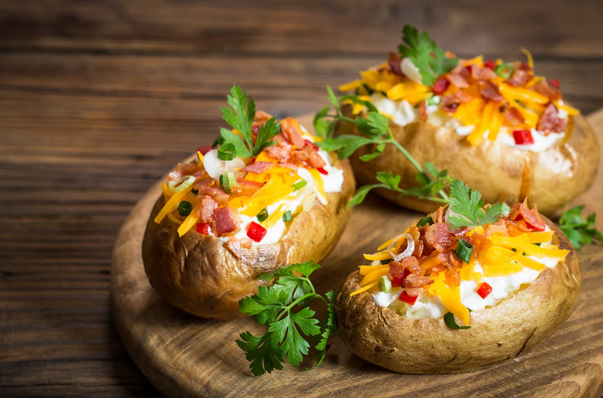 Halogen Oven Baked Potatoes