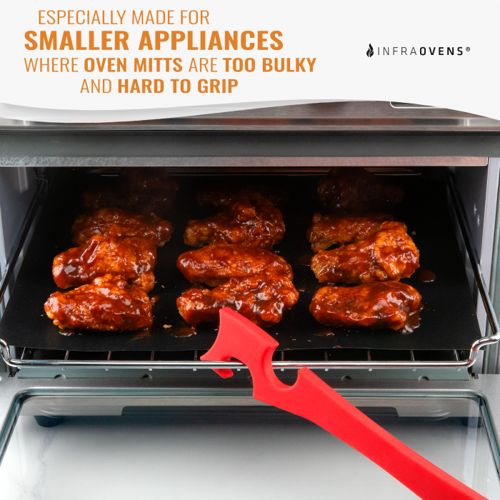 Silicone Push/Pull Tool for Oven Racks Toaster Oven Accessories